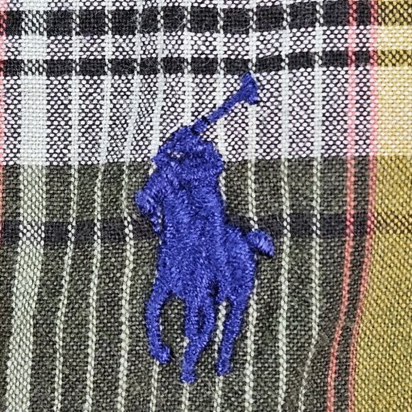 Ralph Lauren Classic Fit Plaid Shirt Multicolor Long Sleeve Button-Down Mens XL - Picture 9 of 10